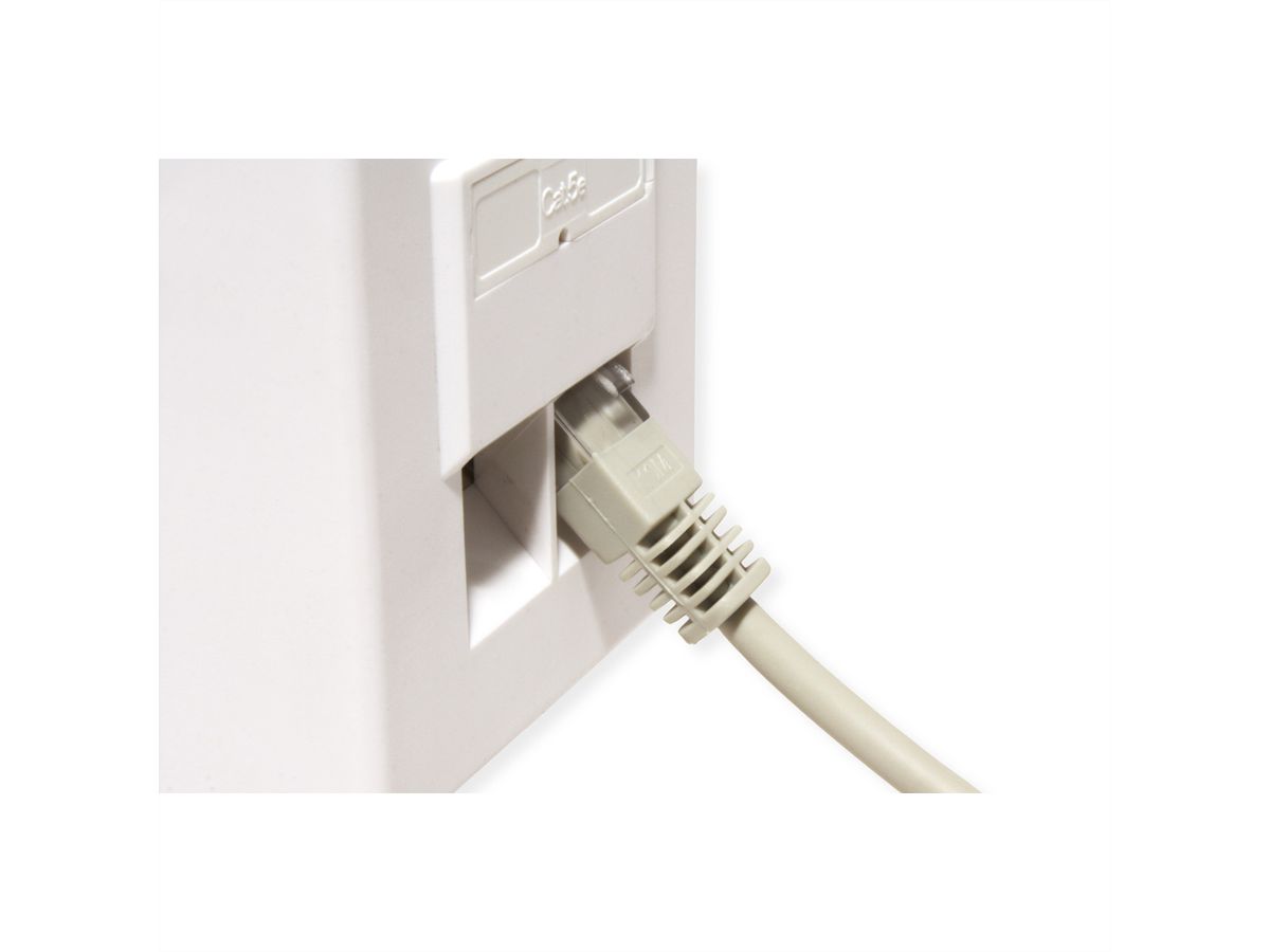STANDARD UTP-Patchkabel konf. Kat.5e, beige, 5 m