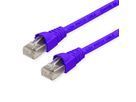 TELEGÄRTNER Patchkabel S/FTP, Kat.6A, LSOH, lila, 3 m