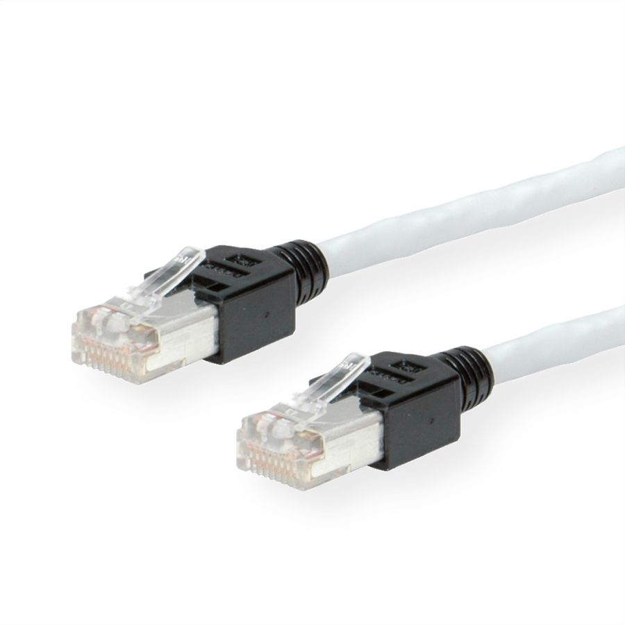 KERPEN Patchkabel Cat.5e (Class D) SF/U, MegaLine D1-20, gekreuzt, grau, 2 m