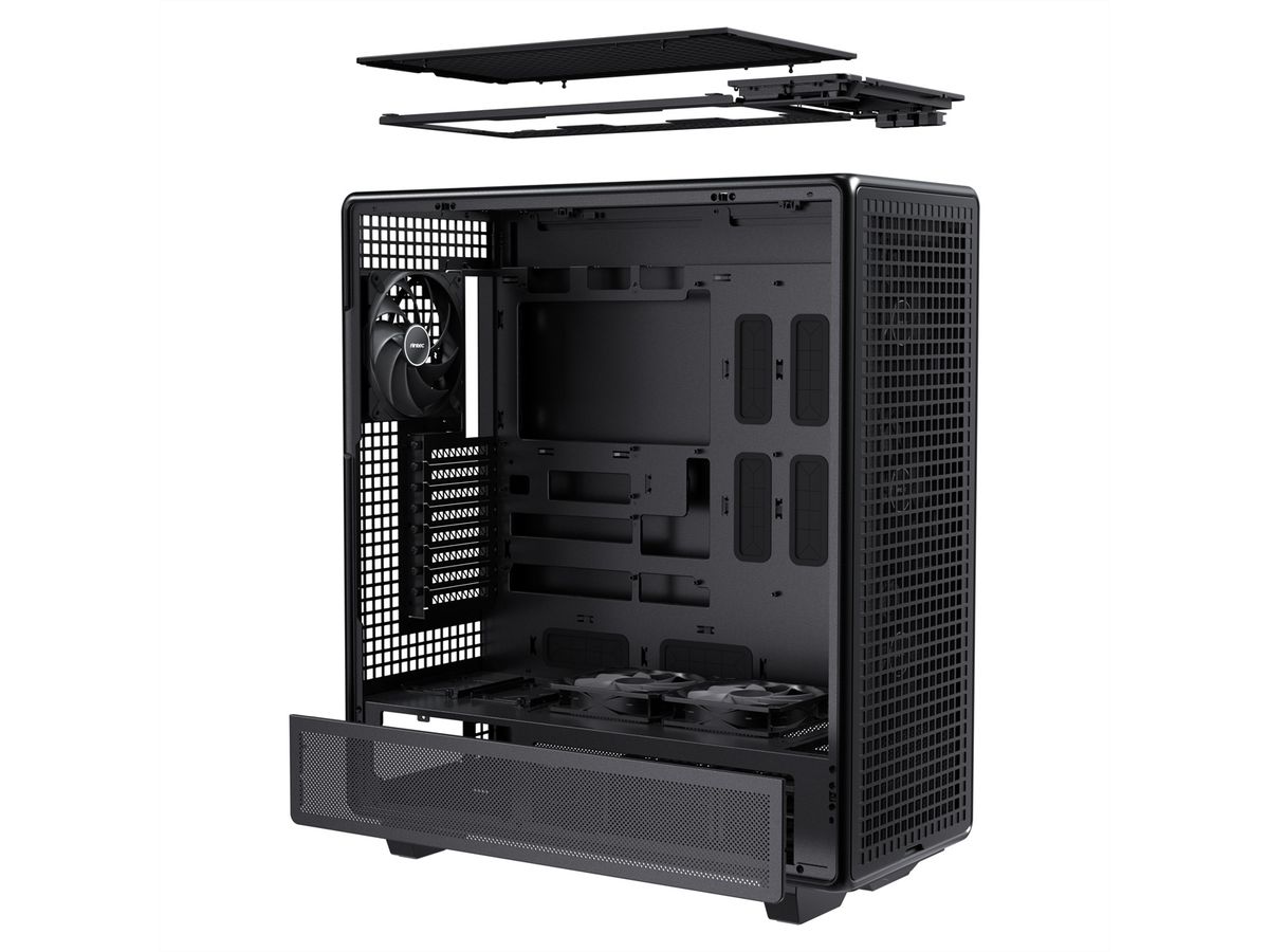 ANTEC 900 PC Gehäuse ATX Full Big Tower, schwarz