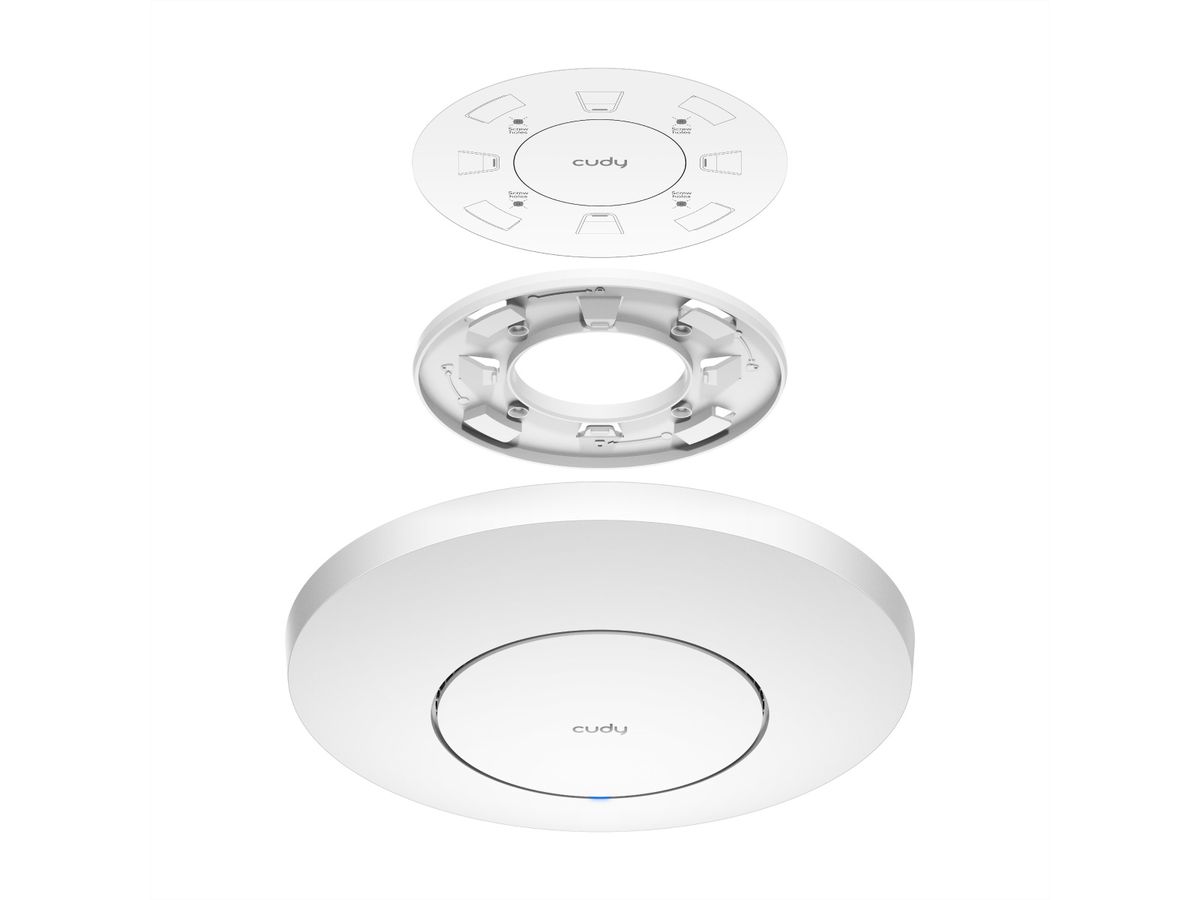 CUDY AP11000 BE11000 Wi-Fi7 Access Point Tri-Band 2.5G mit 10G SFP+