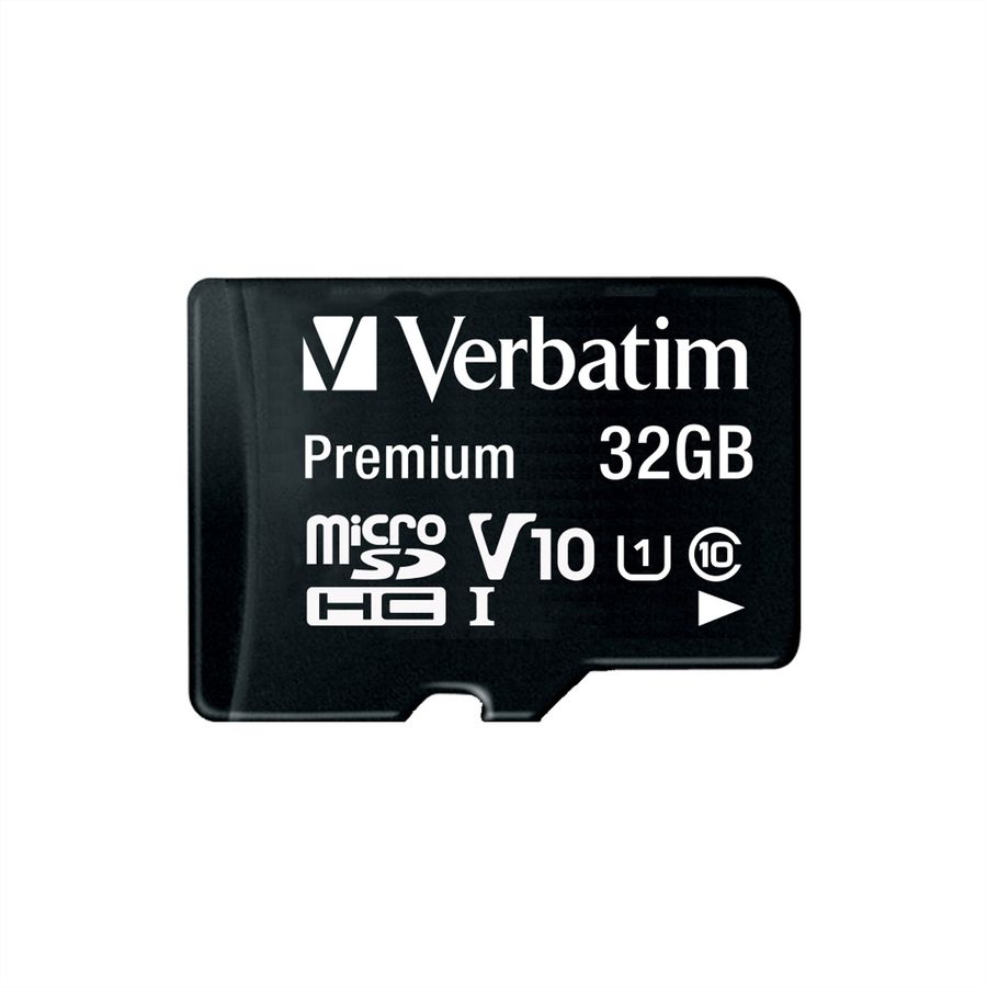 VERBATIM microSDHC Card 32GB Class 10 Retail