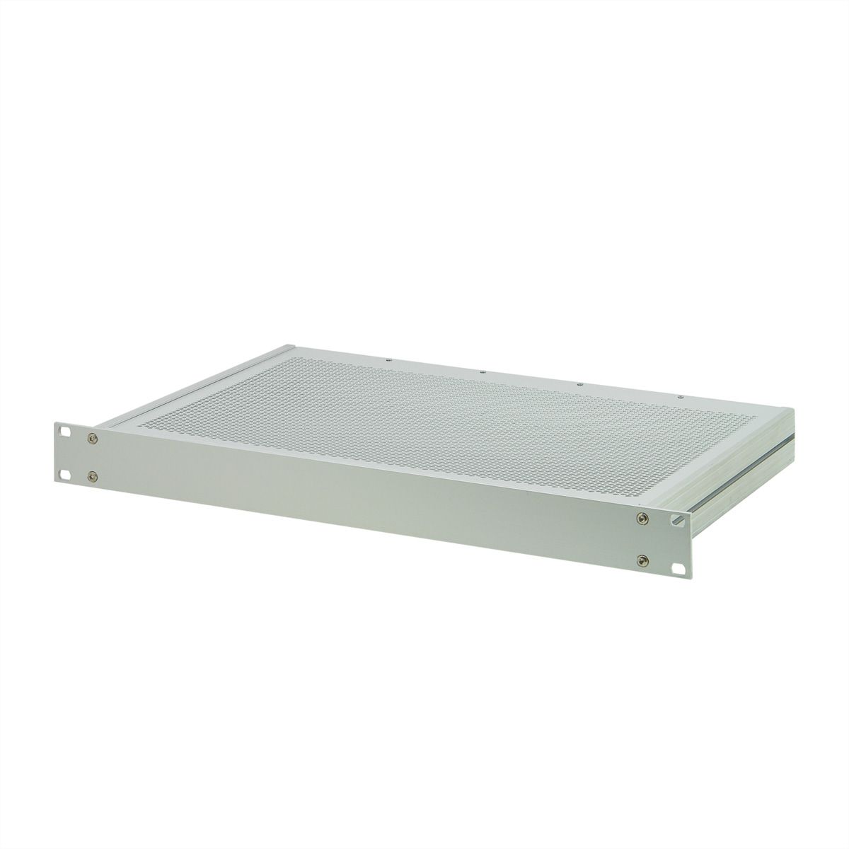 SCHROFF 19"-Kompletteinschub aus Aluminium, Deck- und Bodenblech perforiert - MULTIPAC PRO 3HE 400T DBLPER