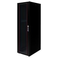 ROLINE 19-Zoll Netzwerkschrank Basic 42 HE, 600x800 BxT Glastür schwarz