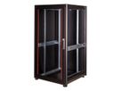 ROLINE 19-Zoll Netzwerkschrank Basic 32 HE, 600x600 BxT Glastür schwarz