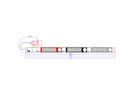 BACHMANN IT PDU ALU 1HE 18x C13 3x Schutzkontakt CEE 3x 16A rot