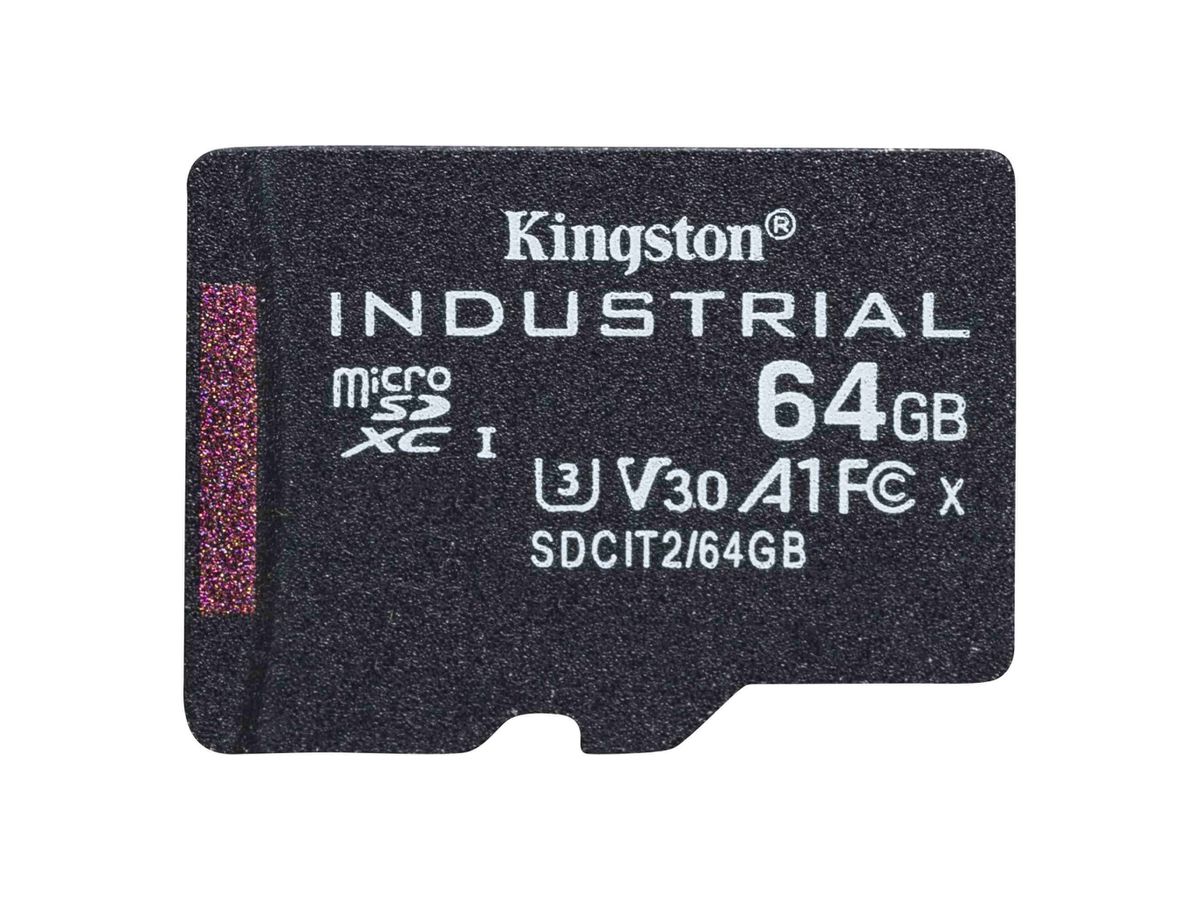 Kingston Technology Industrial 64 GB MicroSDXC UHS-I Klasse 10