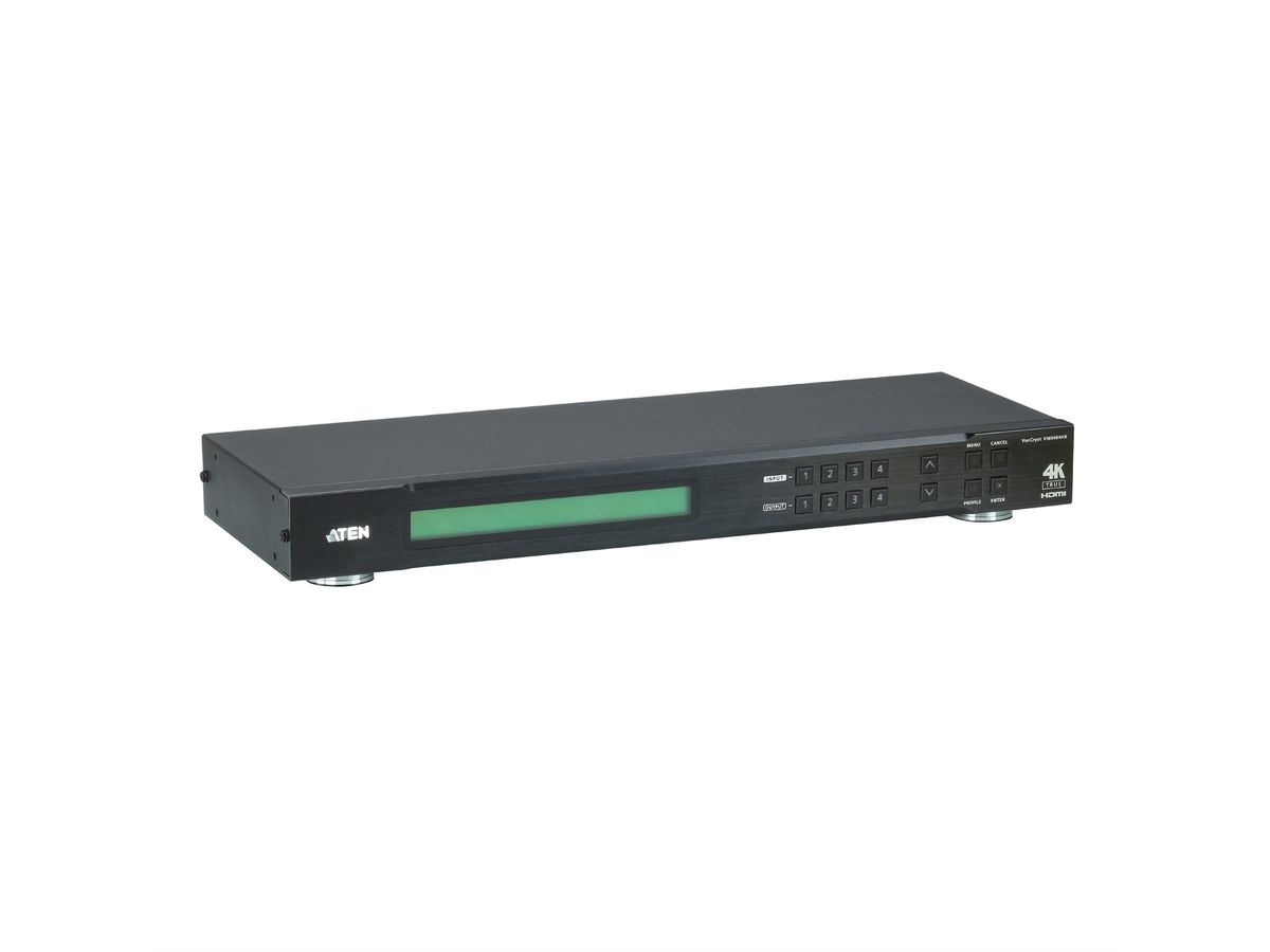 ATEN VM0404HB 4 x 4 True 4K HDMI Audio Video Matrix Switch SECOMP Electronic Components GmbH