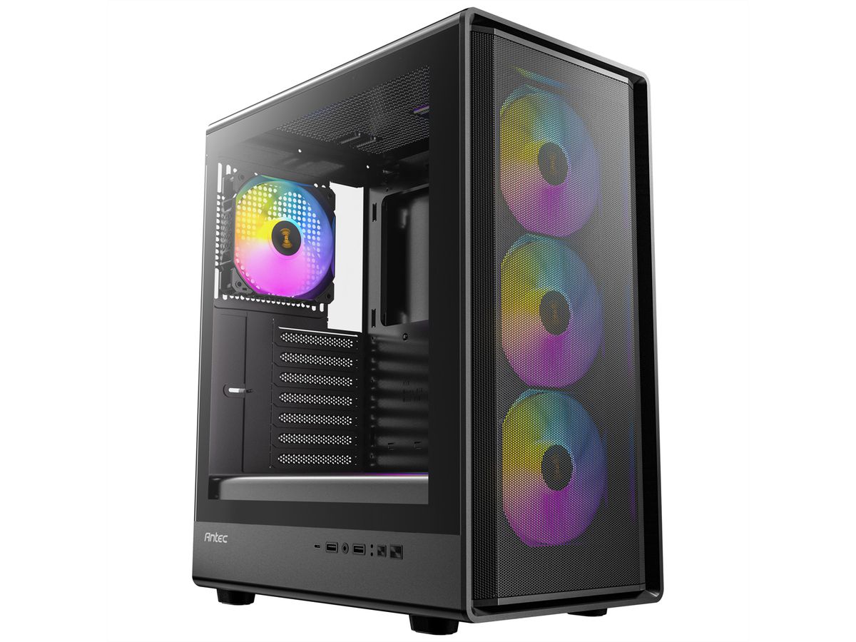ANTEC Performance P6 Neo ARGB PC Gehäuse ATX Midi Tower, schwarz