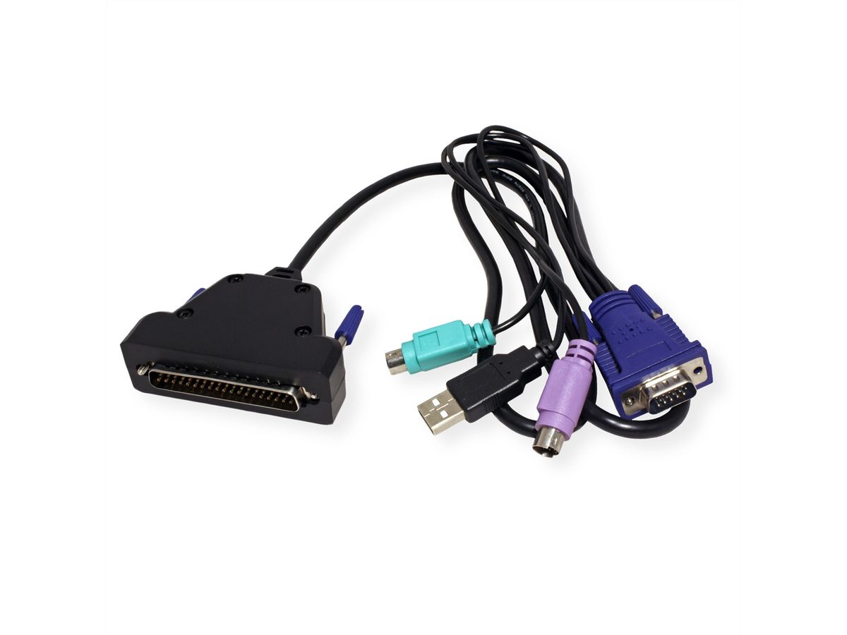 VALUE 19"-KVM-Konsole, 48 cm (19") TFT (16:9), VGA, USB, Tastaturlayout UK