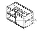 SCHROFF Frontplatten ungeschirmt - TEILFRONTPL.6HE 2TE EL/CHR