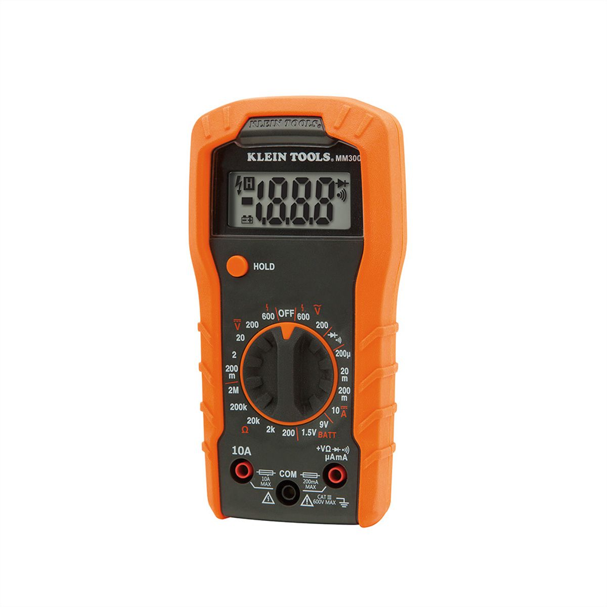 KLEIN TOOLS MM300 Digital Multimeter, manuelle Bereichseinstellung 600V -  SECOMP Electronic Components GmbH