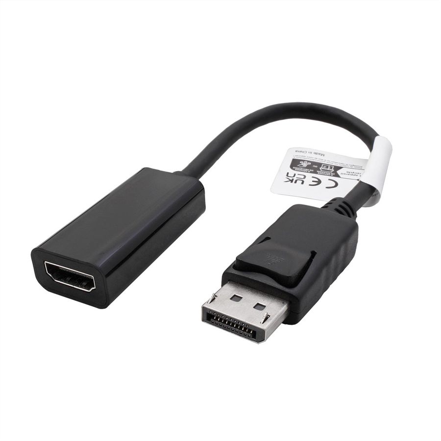 ROLINE 8K DisplayPort-HDMI Adapter, DP ST - HDMI BU, Aktiv