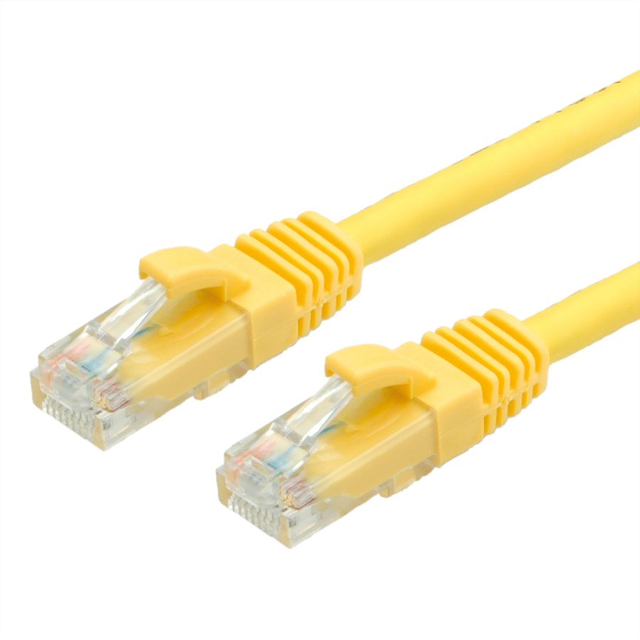 VALUE Patchkabel Cat.6 (Class E) UTP, LSOH, gelb, 1 m