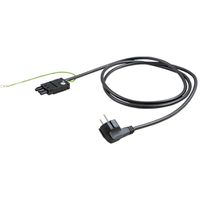 BACHMANN Gerätezuleitung CEE7/7, Erdanschluss GST18, schwarz, 5 m