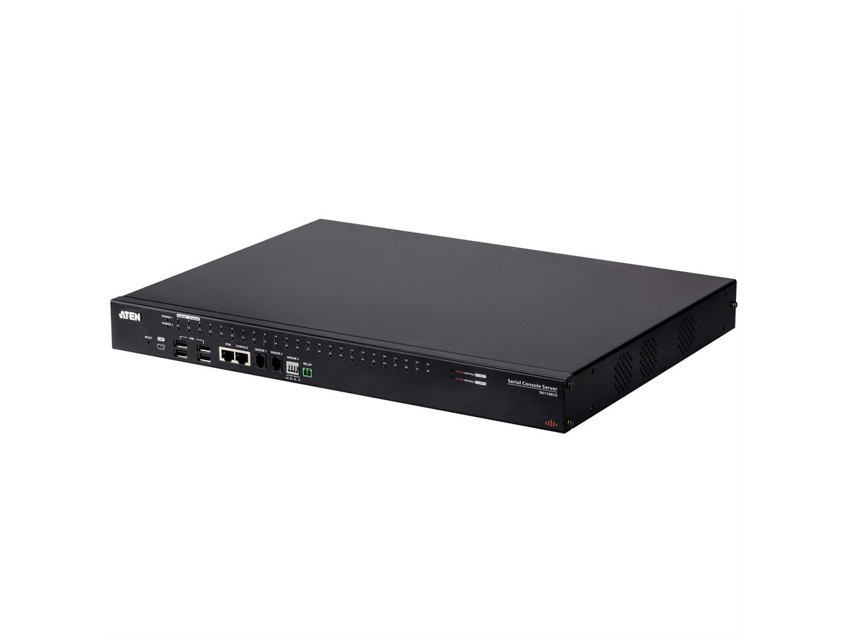ATEN SN1148CO 48-Port Serieller Konsolen Server mit Dual Power