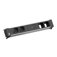BACHMANN POWER FRAME 2xP40, 1xUSB C/C 100W 2xCM L=0,2m