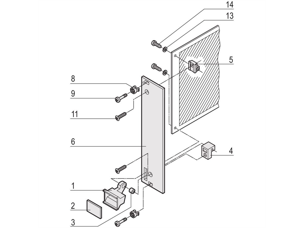 SCHROFF Steckbaugruppen mit Aushebegriff in Trapezform - Frontplatte ungeschirmt - STECKBAUGRUPPE 3HE 7TE EL/C