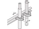 SCHROFF Kabelschellen - KABELSCHELLEN 30-34 38B (10X)