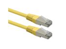 ROLINE Patchkabel Cat.6 (Class E), PoE, S/FTP (PiMF), gelb, 10 m