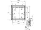SCHROFF GEST.HD 19"12HE553B1000T 7021