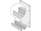 SCHROFF Griff in Trapezform, grau (ohne Aushebefunktion) - KUNSTSTOFFGRIFF 21TE GRAU