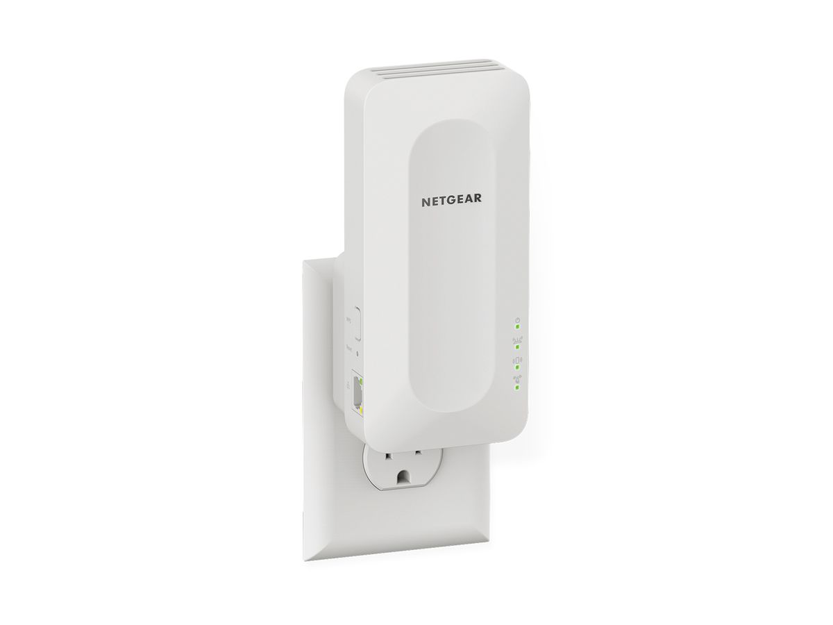 NETGEAR AX1800 4-Stream WiFi 6 Mesh Extender (EAX15) Netzwerk-Repeater Weiß 10, 100, 1000 Mbit/s