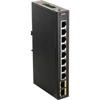 D-Link DIS-100G-10S Gigabit Switch Industrial 8Port RJ45 2x 100/1000M SFP