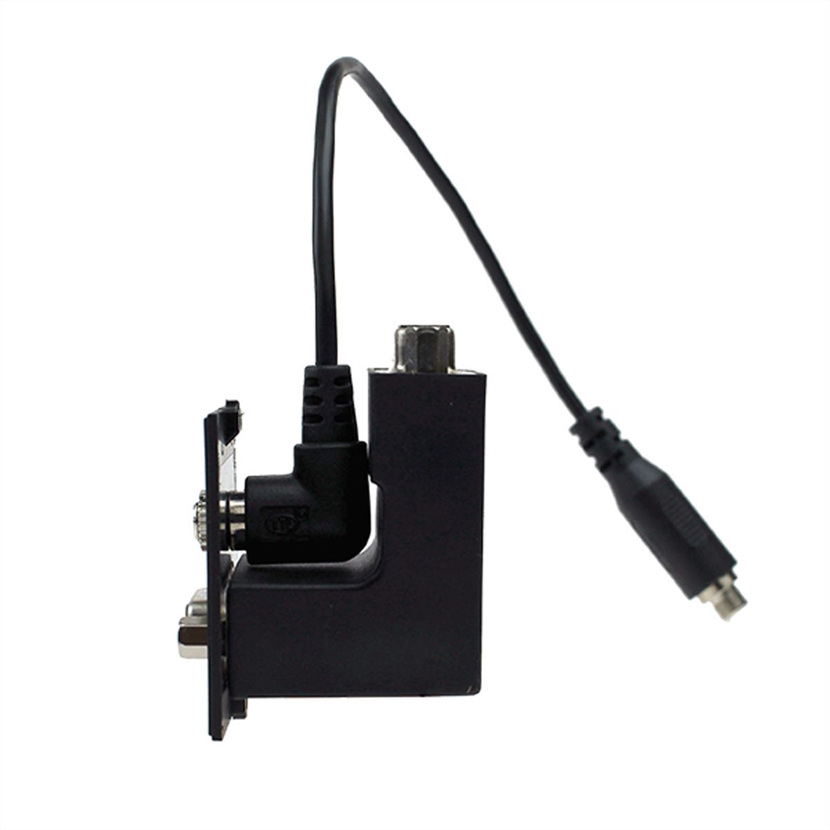 BACHMANN Rahmen 1xVGA+Klinke, 90° Abgang seitlich