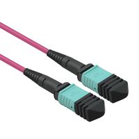 VALUE MPO-Trunk-Kabel 50/125µm OM4, MPO/MPO, TYPE A, violett, 3 m