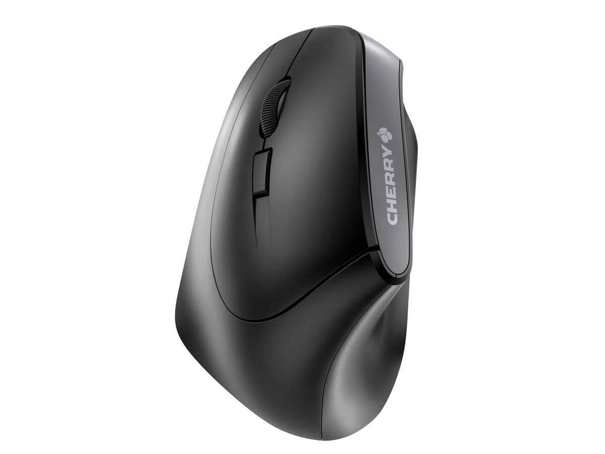 CHERRY MW 4500 Links Kabellose 45 Grad Maus, Schwarz, USB