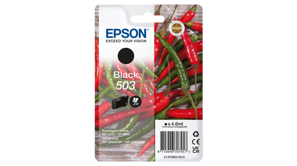 Epson 503 Druckerpatrone 1 Stück(e) Original Standardertrag Schwarz