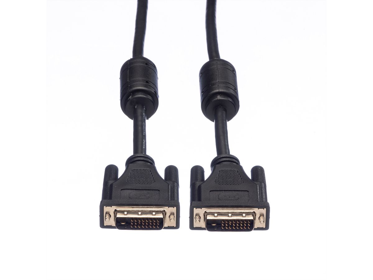 ROLINE Monitorkabel DVI, ST-ST, (24+1) dual link, 1 m