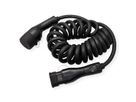 ROLINE E-Auto Ladekabel Typ2, 3-phasig, 480VAC (3P+N+E), 16 A, 11 kW, Spiralkabel, 5 m