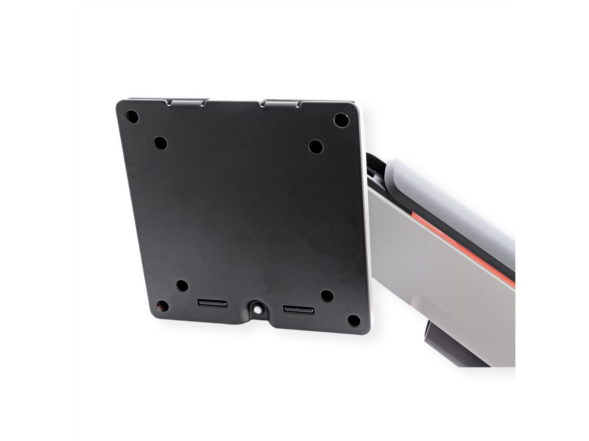 ROLINE LCD-Arm, Tischmontage, Gasfeder, 5 Gelenke, 17-49 Zoll, bis 20 kg
