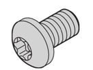 SCHROFF Linsenkopfschraube mit Torx - TORX-LINSKOSCHR M4X6 100ST