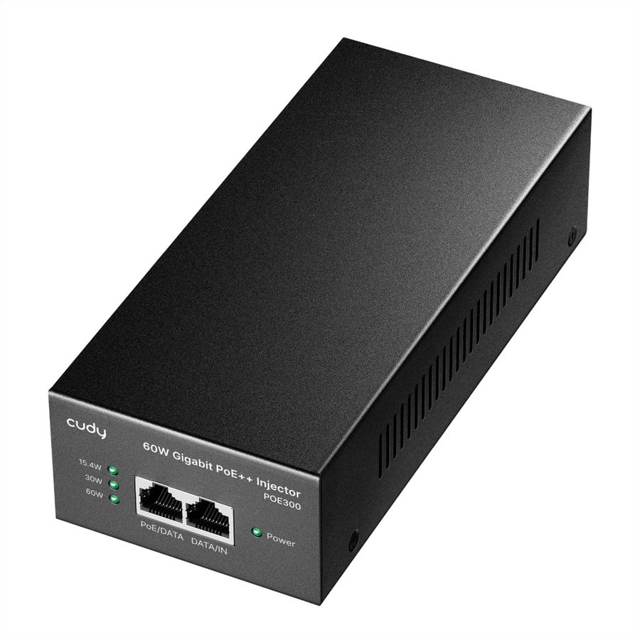 CUDY POE300 60W Gigabit PoE+ Injektor