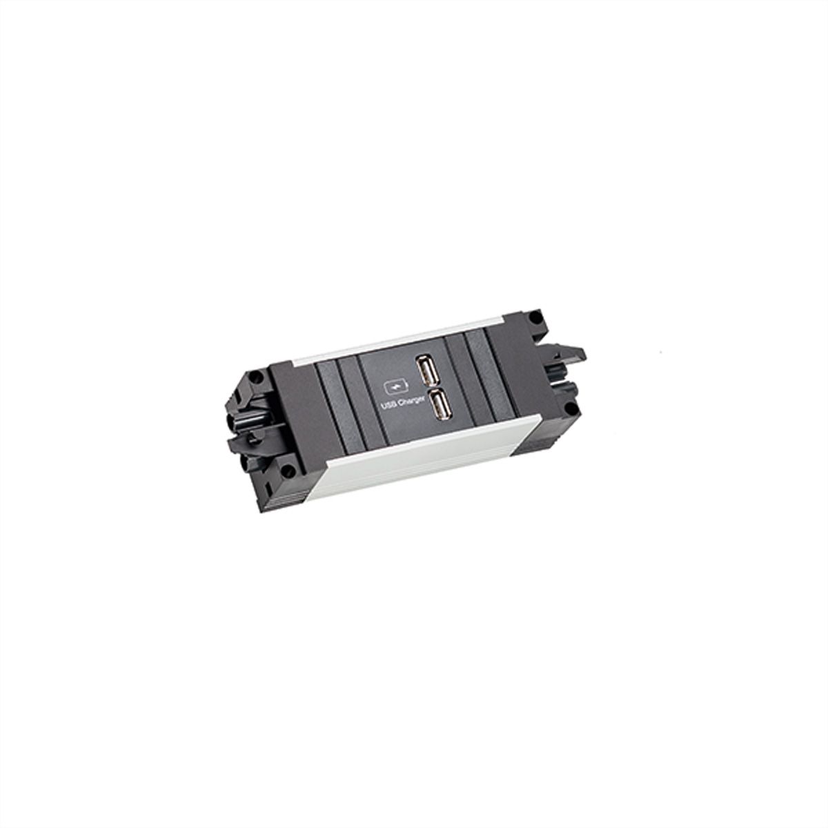 BACHMANN STEP ALU 1xUSB A/C 22W GST18