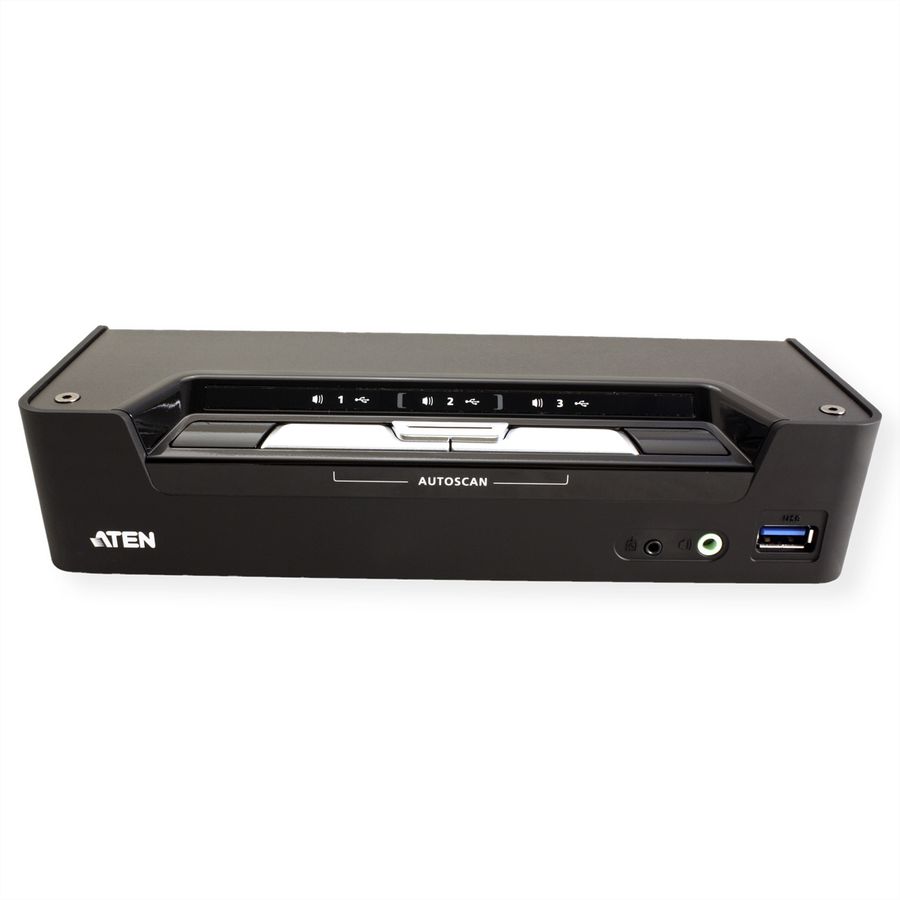 ATEN CS1953 3-Port USB-C DisplayPort Hybrid KVM