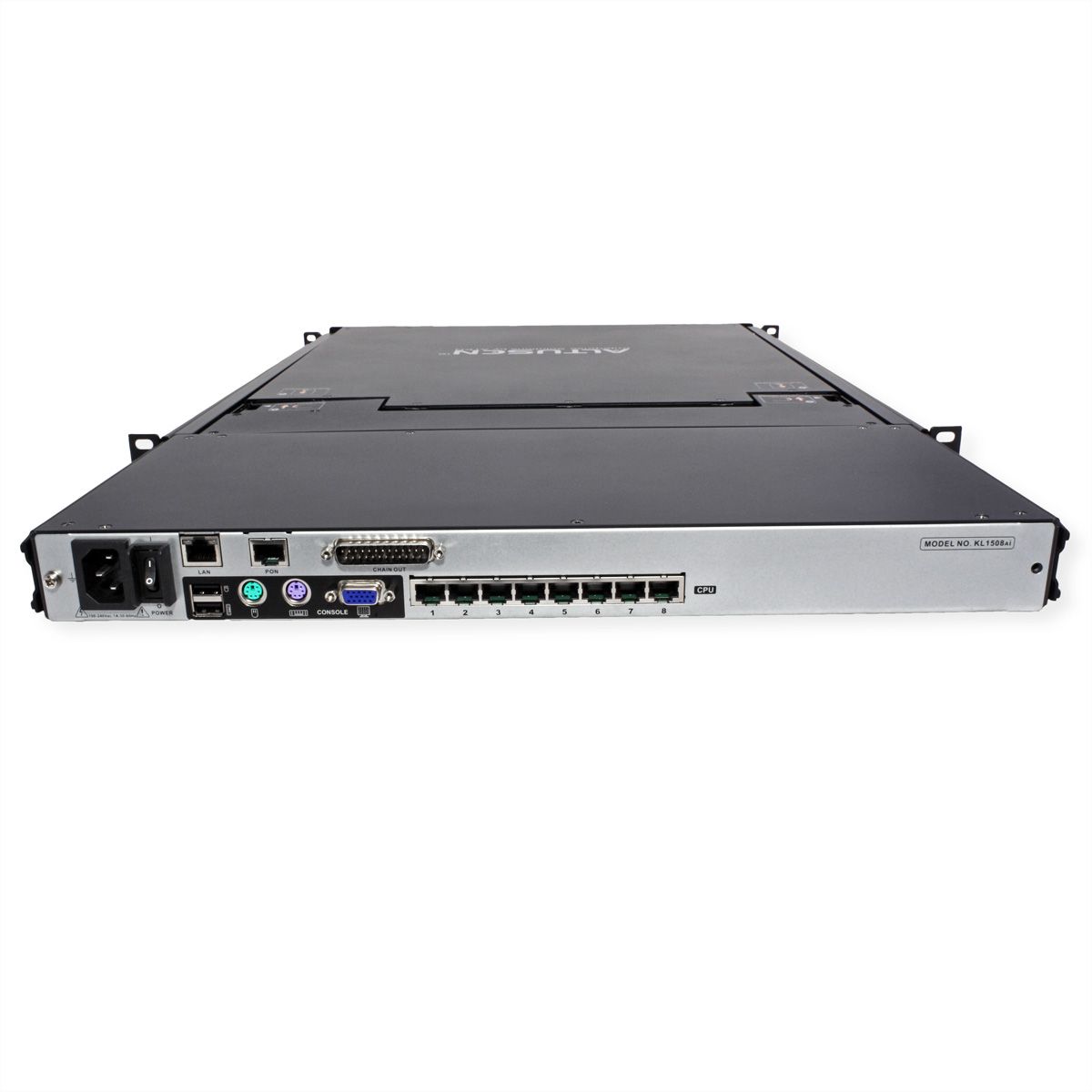 ATEN KL1508AiN 48cm LCD IP-KVM 8-Port GB, UK-Layout