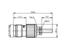 TELEGÄRTNER TNC-Kabelbuchse 50 Ohm für RG-178B/U