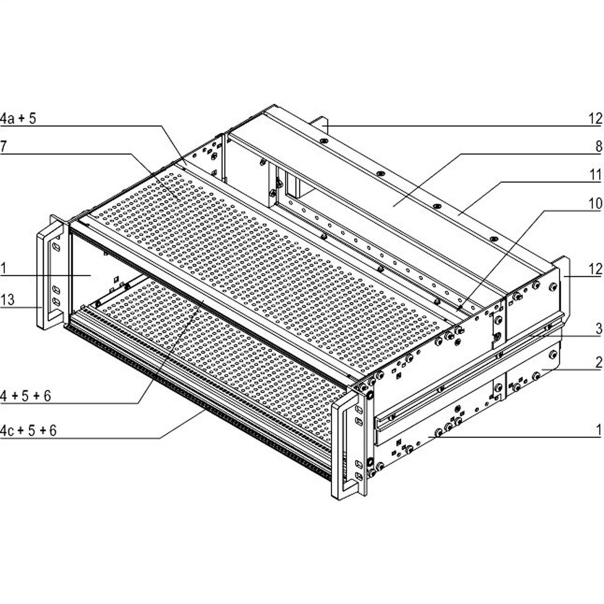 SCHROFF Bausatz, SNCF, geschirmt, für CompactPCI Anwendungen - BGTR PRO IEEE 6HE 36TE 320T