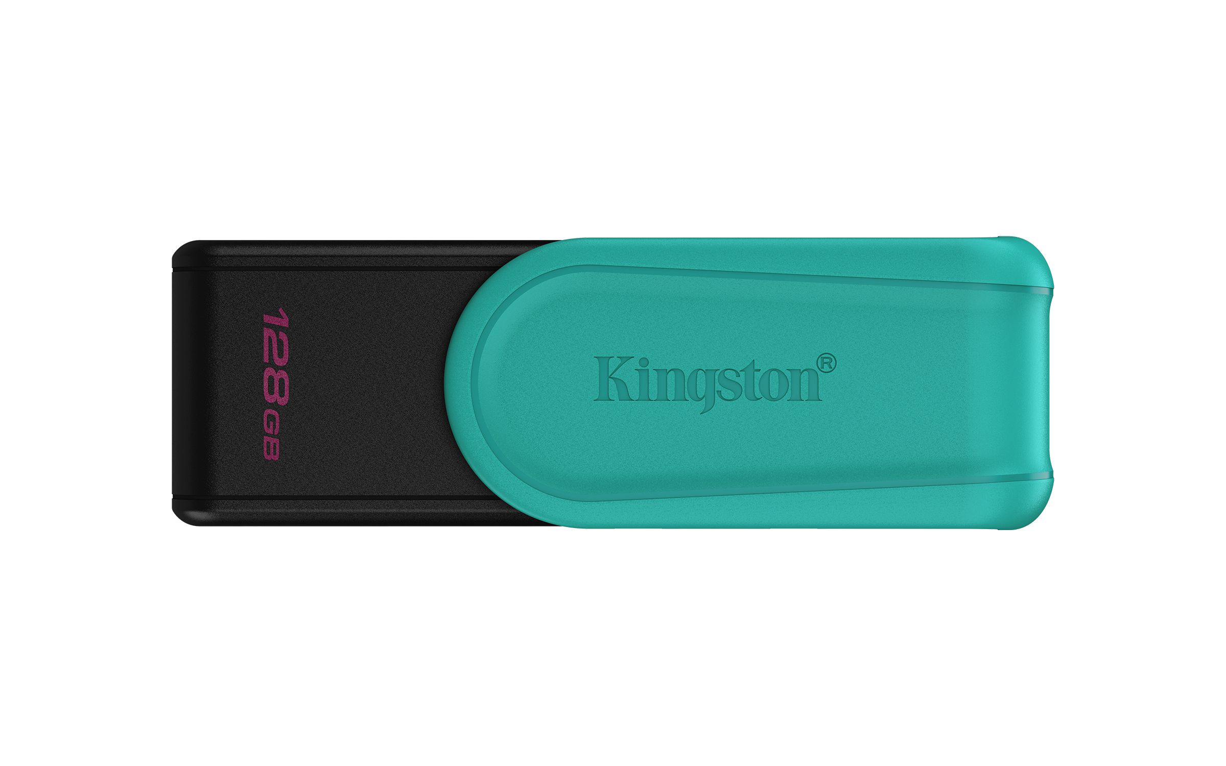 Kingston Technology DataTraveler 128GB Portable USB 3.2 Gen 1 Exodia S (Schwarz/Türkis)