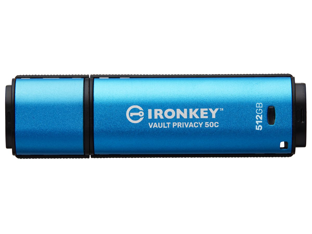 Kingston Technology IronKey 512GB USB-C Vault Privacy 50C AES-256 verschlüsselter, FIPS 197