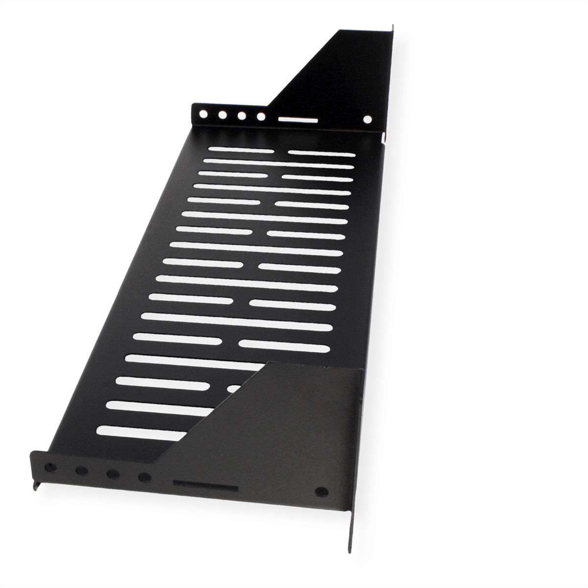 VALUE 19-Zoll-Geräteträger, 485 x 150mm, 2HE, max. 15 kg, schwarz