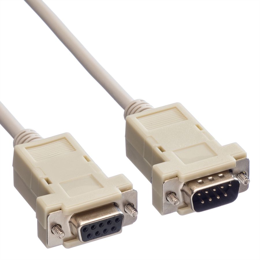 VALUE RS232-Kabel 9pol ST-BU, 1,8 m