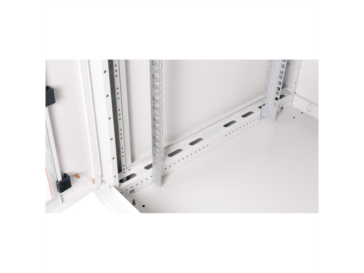 ROLINE 19-Zoll Wandgehäuse Basic Plus 15HE, 600x600 BxT grau