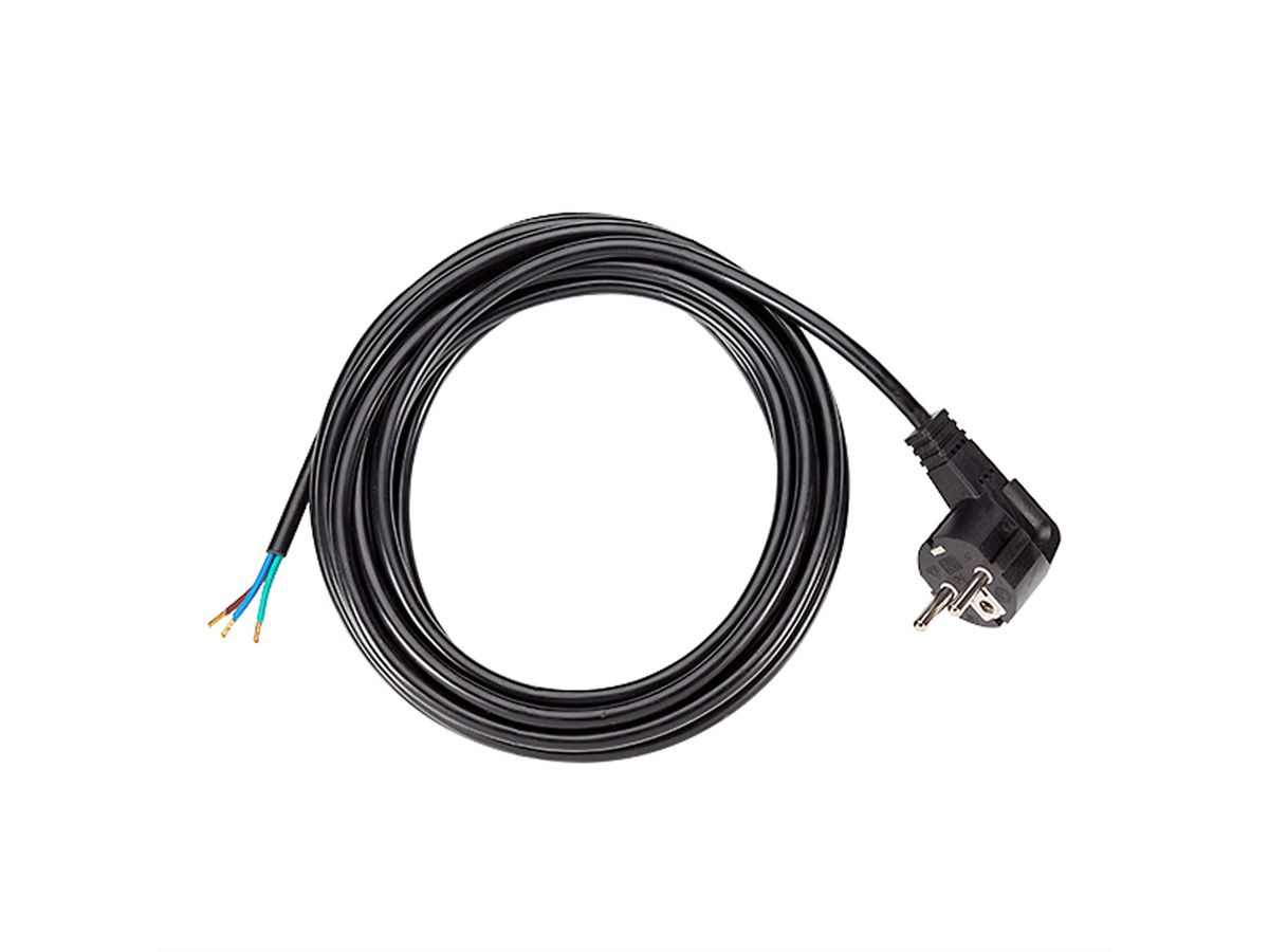 BACHMANN Zuleitung H05VV-F 3G1,0 3m, schwarz, einzeln verpackt
