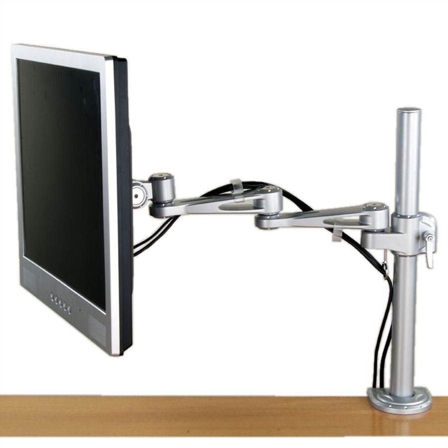 VALUE LCD-Arm Trägerstange, 4 Gelenke, Tischmontage, bis 10 kg