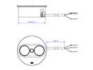 BACHMANN TWIST 2 2xCEE7/3 2,0m AEH RAL9010 30GE rund